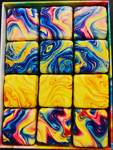 Multicolour squishy foam - multicolour,