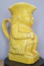Vintage yellow Toby Jug No  1