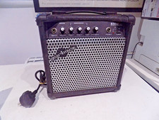 Gear 4 Music S15B 15 Watts Bass Guitar Amplifier Amp Black Genuine Tested Works