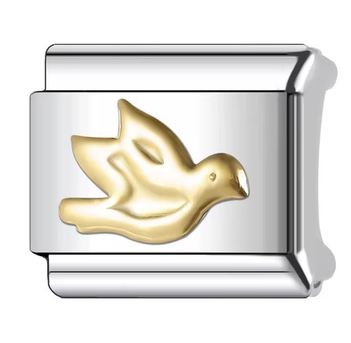 Gold dove bird italian - gold,