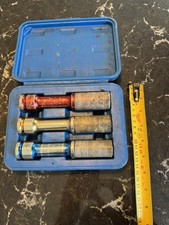 Draper Expert Long Reach Nut Socket For Alloy Wheels 1/2" Square Drive 3 Pieces