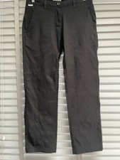 CRAGHOPPERS Womens Black Trousers UK 10 Kiwi Pro Stretch Walking Trekking Secure