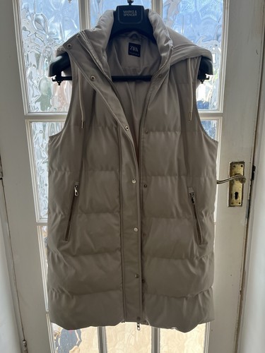 Zara long hooded padded - zara,