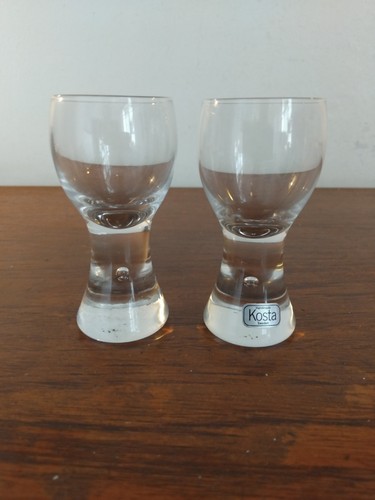Kosta boda crystal glasses - glasses, x2