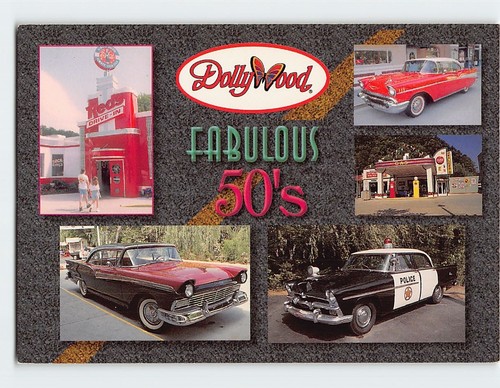 Postcard fabulous 50s jukebox - fabulous,