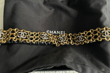 Chanel CC Black Ruched