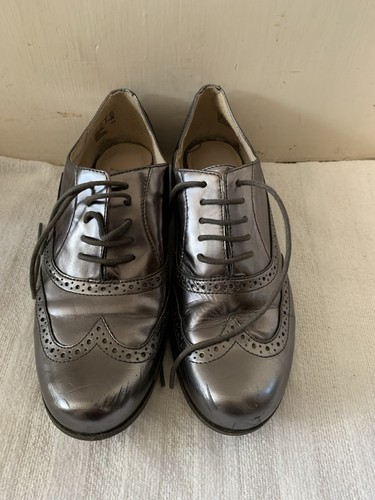 Clarks grey lace shoes - clarks, up
