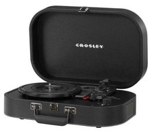 Crosley Discovery Bluetooth Vinyl Record Player Turntable Portable - Black