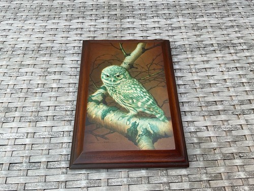 Hand antiqued owl wood by - hand,