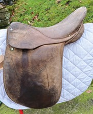 Suede Show Saddle 17"