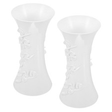 2 Pcs Plastic Vases Table