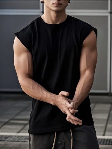 Men black muscle fit - men’s,