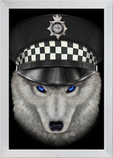 Wolf British Police Framed