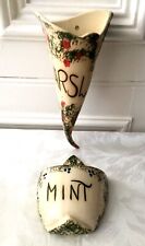 2 Studio Pottery Wall Pockets