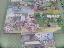 GILES - 5 COMIC ANNUALS FROM
