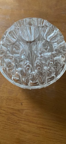 Cut glass rose - glass, bowl