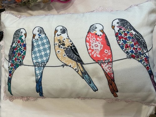 Applique budgerigar parakeet - budgerigar,
