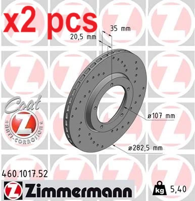 Pcs sides front - x2,