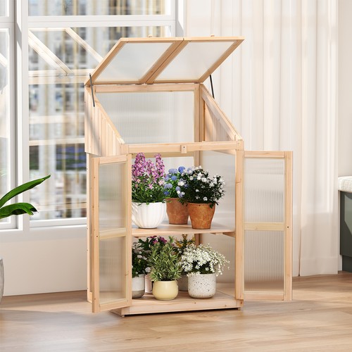 Wooden cold frame greenhouse - frame,