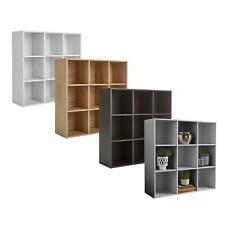 Storage Cube 9 Shelf Bookcase Wooden Display Unit Organiser Home Furniture