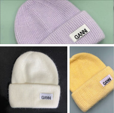 Knitted Mens Womens Winter Warm Thick Cap Cuffed Stretch Beanie Hat Designer UK