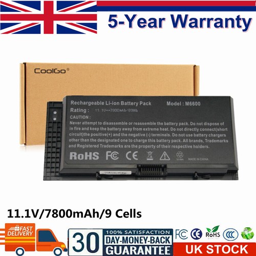 M6600 laptop battery for - battery, dell