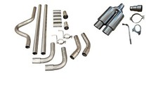 CAT BACK EXHAUST SYSTEM EXHAUST BACK BOX & PIPE WORK FITS VW GOLF MK5 MK6