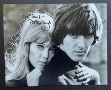 Pattie Boyd Authentic Hand Signed 10x8 Photo Original Beatles George Harrison 3