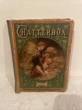 Antique CHILDRENS BOOK  Chatterbox 1920