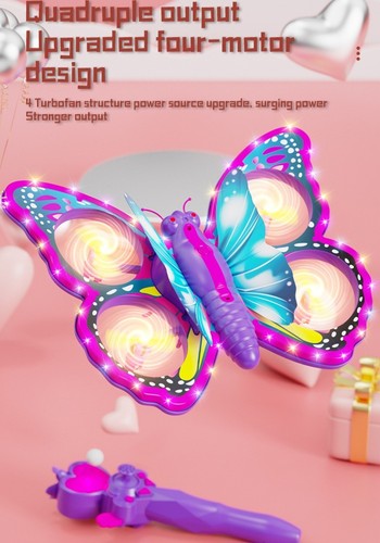 Glitter butterfly remote - butterfly,