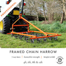 💫  Framed Grass Chain Harrows - 4ft, 6ft, 8ft, 12ft