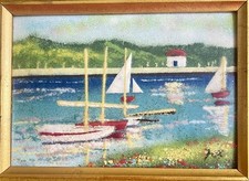 Sailboats And Mountains 1970s