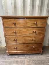 Antique Oak Tallboy Victorian
