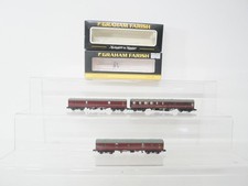 Graham Farish N Gauge BR Maroon Mk1 Coaches x3