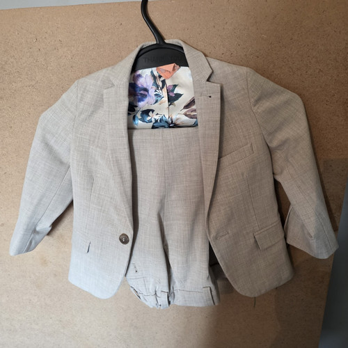 Boys beige piece suit set - piece,