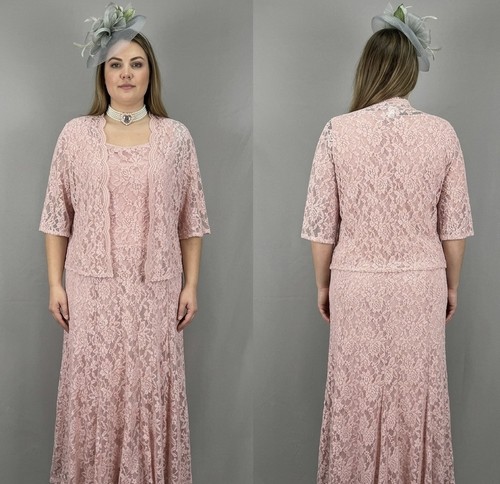 Nightingales lace dusky pink