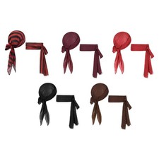 Pirate Costume Set Turban Sash