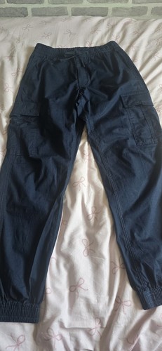 Mens navy cuffed - m&s, fit