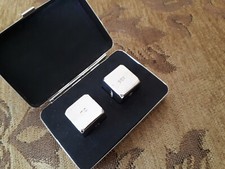 Novelty decision Dice adult game gift silver plate dice and case great quality 