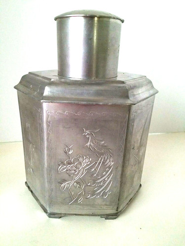 Antique chinese pewter tea - chinese,