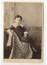 CAB CARD PHOTO BOY W/ GREAT