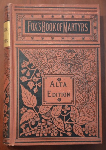 Fox book martyrs porter - porter, &
