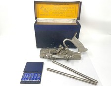 Vintage Woodworking ‘Record Plough Plane No. 044’ with Cutter Set and Box