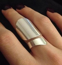 Full Finger, Boho Statement Ring925 Sterling Silver Band &Handmade Ring Gift Her