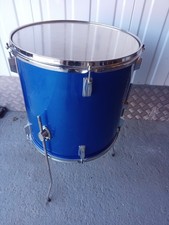 16in Hohner Floor Tom Electric blue finish
