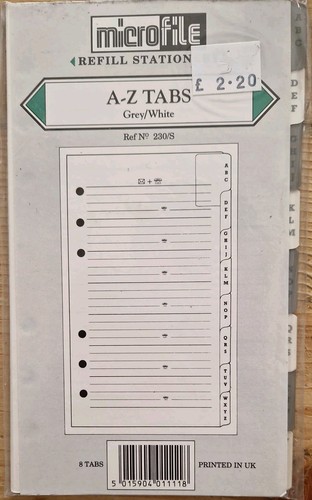 Microfile personal tabs - microfile,