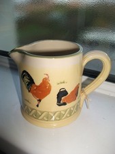Eden Art Pottery Ireland Irish Rooster Spongeware Creamer Small Jug