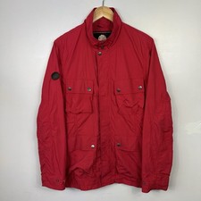Pretty Green Utility Jacket, Liam Gallagher Oasis, Red, Size Mens Large
