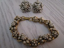 Vintage faux seed pearls - vintage, 6"