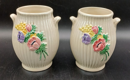 Maling pottery pair - maling,